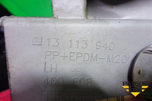 Обшивка стойки центральная верхняя левая (3-х дверный кузов) (13113940) для Opel Astra H с 2004-2015г (Астра Аш)