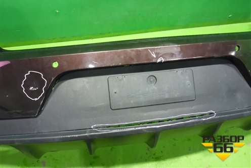 Бампер задний (под парктроник) (95B807421) для Porsche Macan с 2014г (Макан)