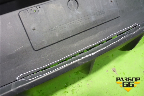 Бампер задний (под парктроник) (95B807421) для Porsche Macan с 2014г (Макан)