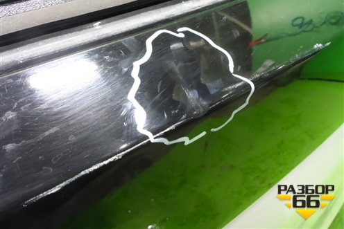 Дверь багажника без стекла (9811550177) для Peugeot 3008 с 2016г