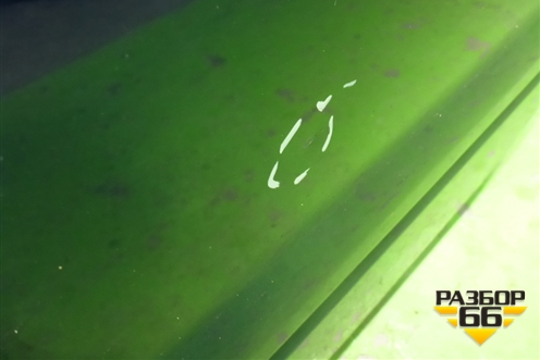 Дверь задняя левая (седан не под накладку) для Mitsubishi Lancer-9  с 2003-2008г (Лансер)