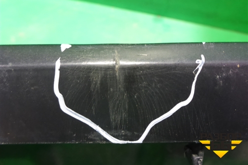 Накладка переднего бампера (4M0807733D) для Audi Q7 c 2015г (Ку 7)