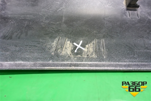 Накладка заднего бампера (нижняя после 2015г) (6415A061) для Mitsubishi Outlander с 2012-2024г (Аутлендер)