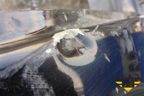 Порог со стойкой правый для Volvo XC90 с 2002-2015г (ХС90)