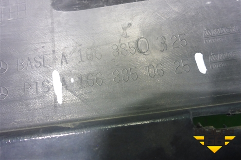 Бампер задний (после 2014г под парктроник) (A1668850625) для Mercedes Benz ML-Klass W166 c 2011г (МЛ)