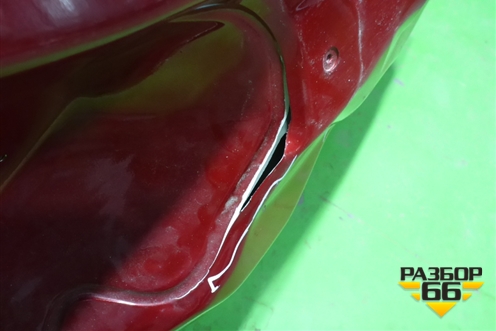 Дверь багажника без стекла (6700548720) для Lexus RX 350 c 2015г (РХ)