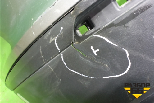 Бампер задний (до 2020г под парктроник) (5NR807421) для Volkswagen Tiguan с 2016г (Тигуан)