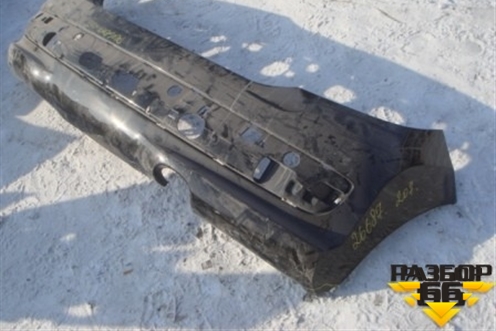 Бампер задний без накладки для Peugeot 207 с 2006-2015г