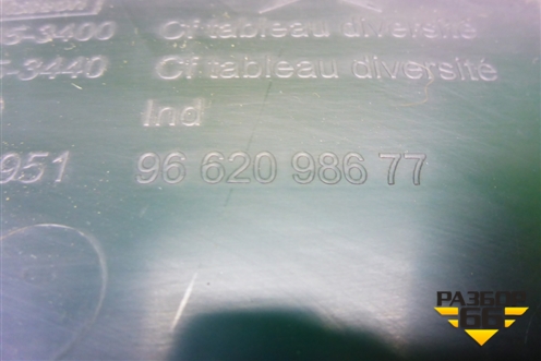 Обшивка двери задней левой под электрику (9662098677) для Citroen C5 с 2008г (С5)