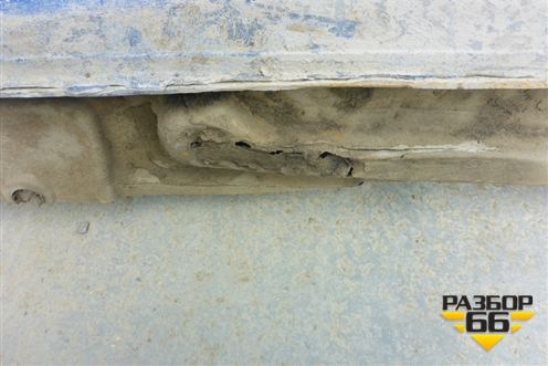 Порог со стойкой правый (5ти дверный хетчбэк) для Peugeot 206 с1998г