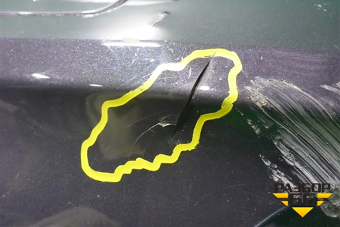 Накладка заднего бампера (М-Пакет под парктроник) (51128064832) для BMW X3 G01 с 2017г (Х3 Г01)