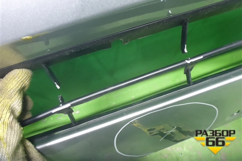 Юбка переднего бампера (после 2015г под парктроник 2.0л ) (71102T1WA000) для Honda CR-V(RM) с 2012г (ЦРВ СРВ) 