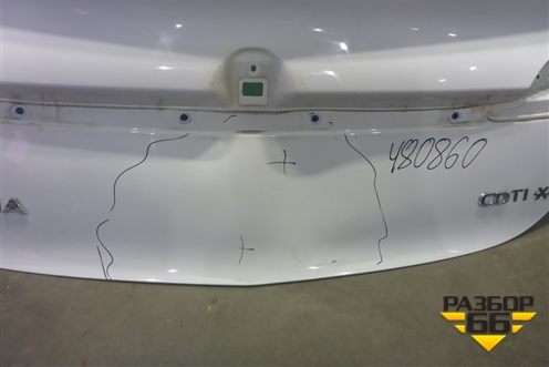 Дверь багажника без стекла (хэтчбек) (13310763) для Opel Insignia с 2008-2017г (Инсигниа)