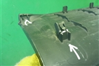 Накладка заднего бампера (до 2012г) (5216260040) для Toyota Land Cruiser (200) с 2008г (Ленд Крузер)