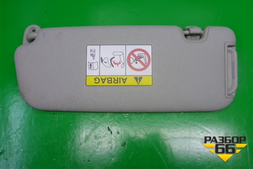 Козырёк солнцезащитный правый для Kia Cerato с 2013г (Серато 3)