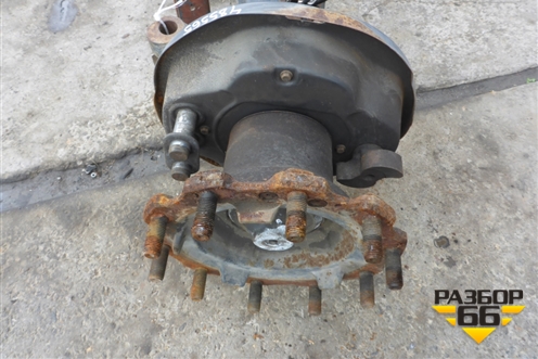 Кулак поворотный передний левый  (со ступицей барабанные тормоза) для Scania 4 Series с 1995-2005г