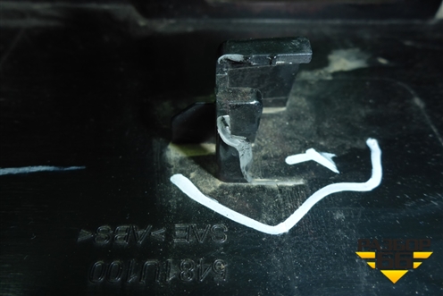 Накладка двери багажника (под камеру) для Nissan Qashqai (J11E) с 2013г (Кашкай)