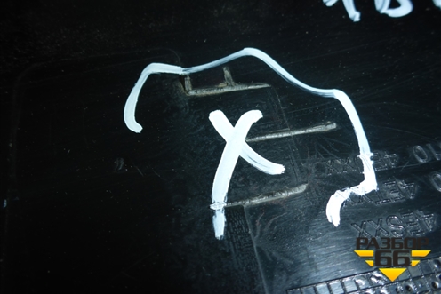 Накладка двери багажника (под камеру) для Nissan Qashqai (J11E) с 2013г (Кашкай)