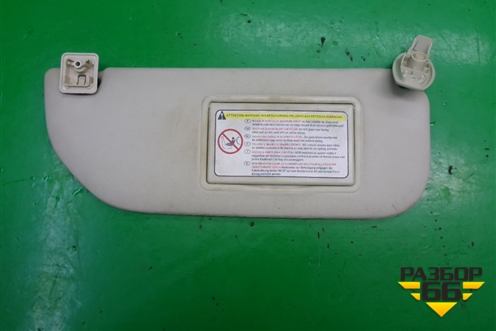 Козырёк солнцезащитный правый для Citroen C4 с 2005-2011г (С4)