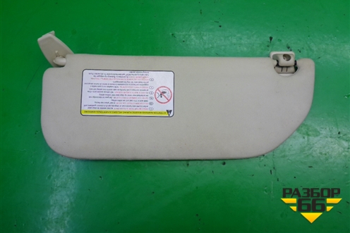 Козырёк солнцезащитный правый для Citroen C4 с 2005-2011г (С4)