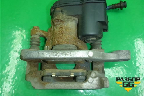 Суппорт задний левый (с моторчиком) для Nissan Qashqai (J11E) с 2013г (Кашкай)