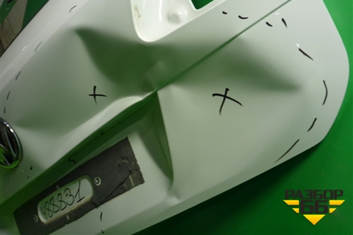 Дверь багажника без стекла (7P6827159B) для Volkswagen Touareg с 2010-2018г (Туарег)