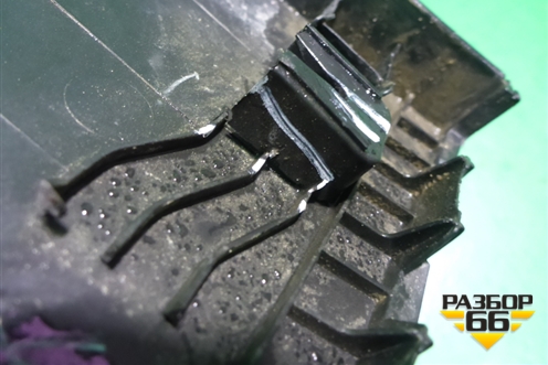 Накладка заднего крыла левого (87743D7000) для Hyundai Tucson с 2015-2022г (Туксон)