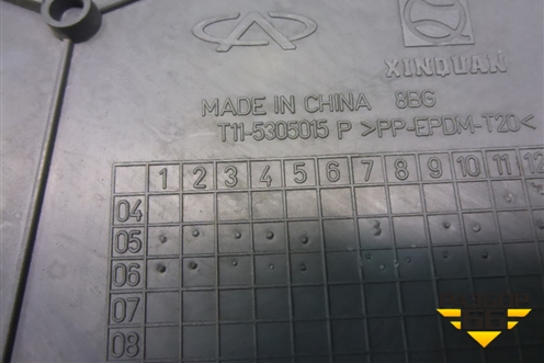 Накладка на торпедо (боковая правая до 2013г) (T115305015) для Chery Tiggo (T11) с 2005г (Тиго Т11)