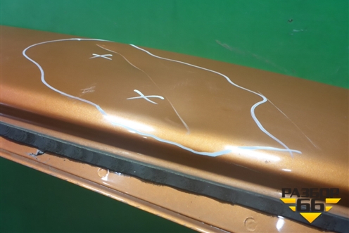 Дверь багажника без стекла (96476670) для Chevrolet Aveo (T250) с 2005-2011 (Авео Т250)