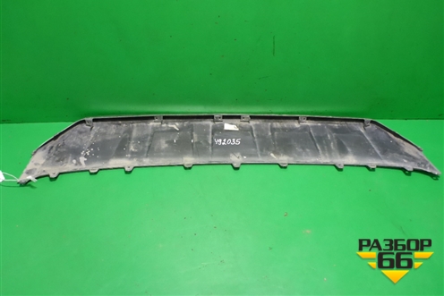 Накладка переднего бампера (4M0807733D) для Audi Q7 c 2015г (Ку 7)