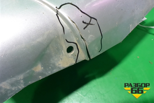 Накладка заднего крыла левого (7565460901) для Toyota Land Cruiser Prado(120) с 2002-2009г (Ленд Крузер Прадо)