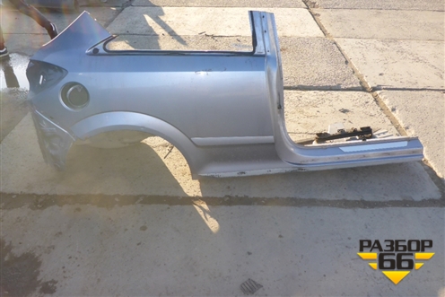 Крыло заднее правое (3х дверный кузов) для Opel Astra H с 2004-2015г (Астра Аш)