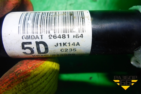 Привод передний правый (1.5л A15SMS МКПП) (96481064) для Daewoo Nexia с 1995-2016г (Нексия)