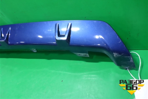 Накладка заднего бампера (на юбку М-Пакет) (51128089547) для BMW X5 G05 с 2018г (Х5 Г05)