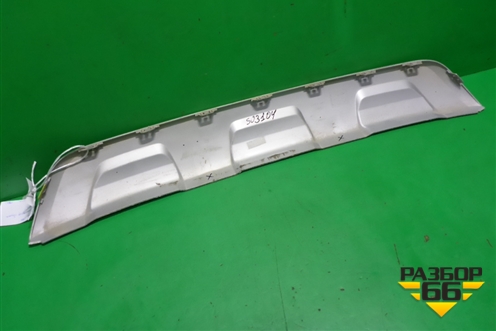 Накладка заднего бампера (после 2018г StepWay) (850703718R) для Renault Logan II с 2012г (Логан)