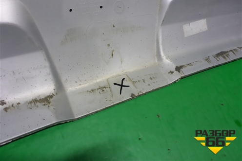 Накладка заднего бампера (после 2018г StepWay) (850703718R) для Renault Logan II с 2012г (Логан)