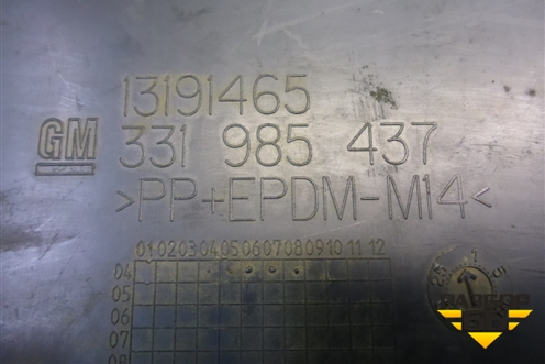 Накладка на торпедо (над коленями водителя) (13191465) для Opel Astra H с 2004-2015г (Астра Аш)