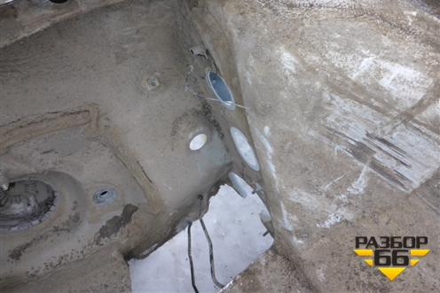 Лонжерон передний левый для Audi A6 (C6) с 2004-2011г (А6)