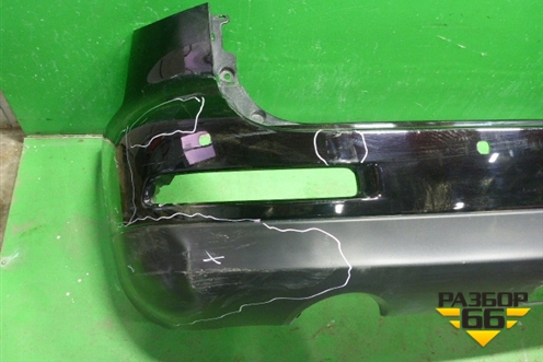 Бампер задний (под парктроник) (850221BA0H) для Infiniti Infiniti EX (J50) с 2008-2013г (ЕХ)