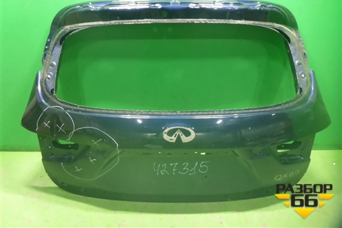 Дверь багажника без стекла (после 2016г) для Infiniti Infiniti JX/QX60 (L50) 2013-2020г (Джей икс Ку икс)