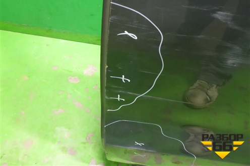 Дверь задняя левая (7N0843107AL) для Seat Alhambra с 2010г (Альхамбра)