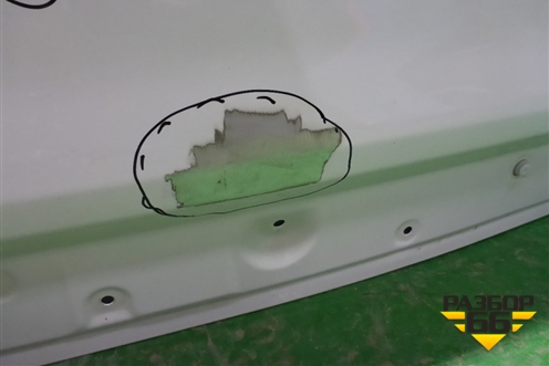 Дверь багажника без стекла (6700542650) для Toyota Rav-4 с 2018г (Рав 4)