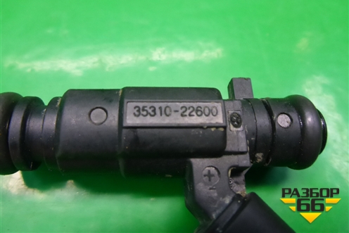 Форсунка инжекторная электрическая (1.5л G4EB) (3531022600) для Hyundai Aсcent с 2000г (Акцент)