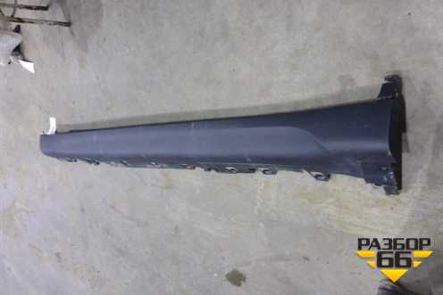 Накладка на порог наружная левая (51777319853) для BMW X6 F16 с 2014г (Х6 Ф16)