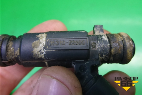 Форсунка инжекторная электрическая (1.5л G4EC) (3531022600) для Hyundai Aсcent с 2000г (Акцент)