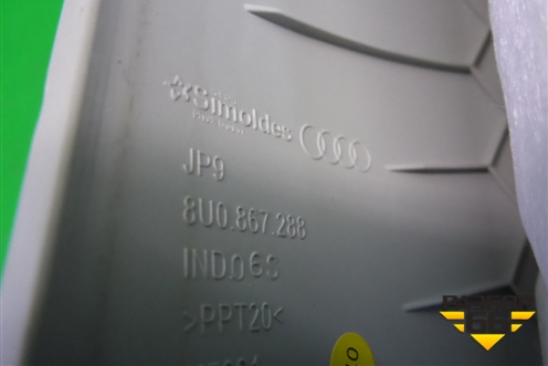 Обшивка стойки задняя верхняя правая (передняя часть) (8U0867288) для Audi Q3 с 2011-2018г (Ку 3)