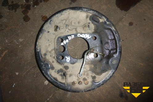 Кожух тормозного барабана (задний правый с колодками) для Chery Sweet (QQ) с 2006г (Свит)