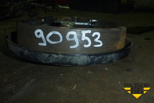 Кожух тормозного барабана (задний правый с колодками) для Chery Sweet (QQ) с 2006г (Свит)