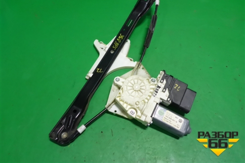 Стеклоподъёмник электрический задний левый (1K5839401G) для Volkswagen Jetta с 2005-2011г (Джетта)