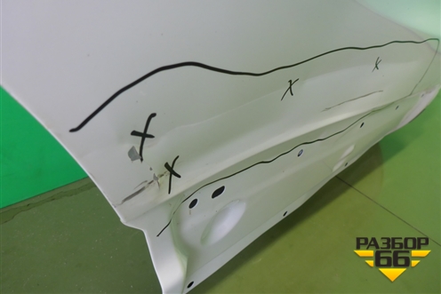 Дверь задняя правая (H21004EAMA) для Nissan Qashqai (J11E) с 2013г (Кашкай)